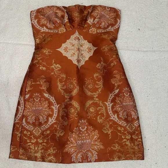 RARE NWT Vintage Free People Stars Align Mini Dress - Picture 3 of 8